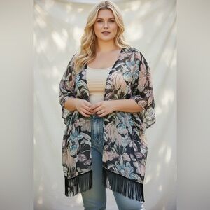🆕Addition Elle x Love & Legend - Floral tassel pastel duster